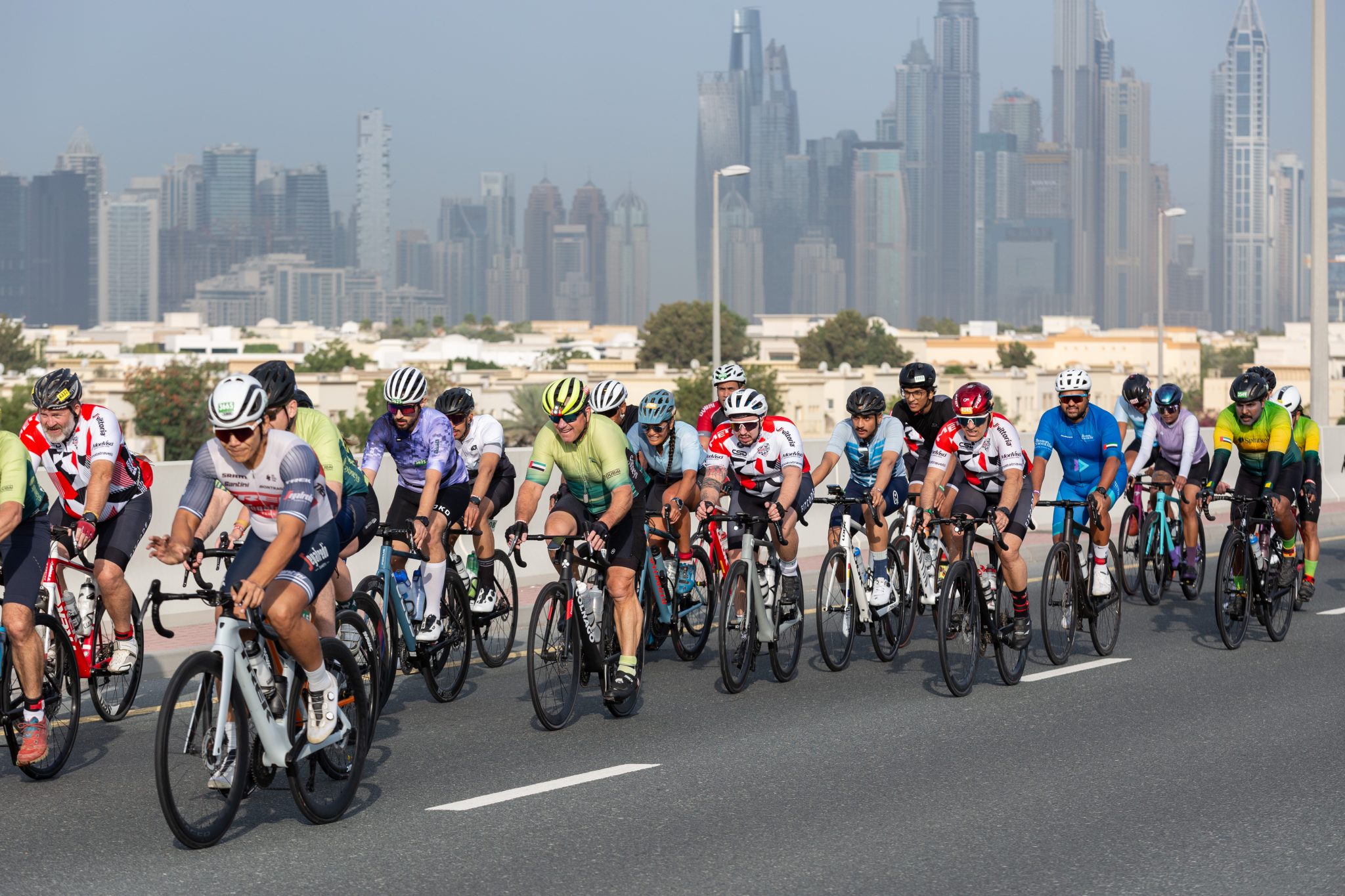 THOUSANDS OF CYCLISTS PEDAL THE STREETS OF DUBAI IN THE 15TH SPINNEYS DUBAI 92 CYCLE CHALLENGE 2025